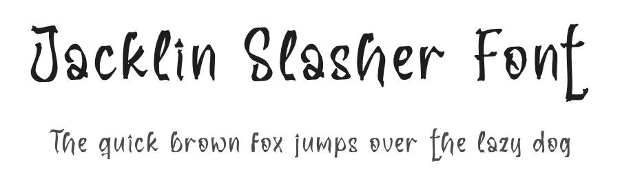 Jacklin Slasher Font by perspectype — Display Font
