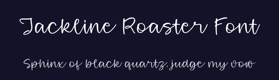 Jackline Roaster Font by letterfabric — Script Handwritten Font — thumbnail 2
