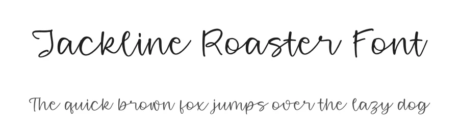Jackline Roaster Font by letterfabric — Script Handwritten Font