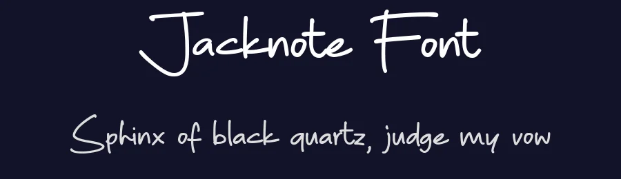 Jacknote Font by afkaristudio — Display Font — thumbnail 2