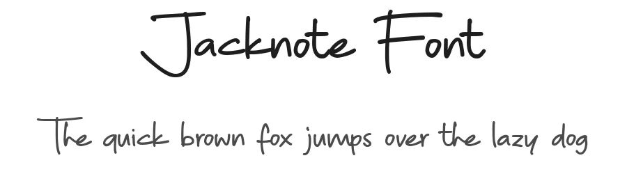 Jacknote Font by afkaristudio — Display Font