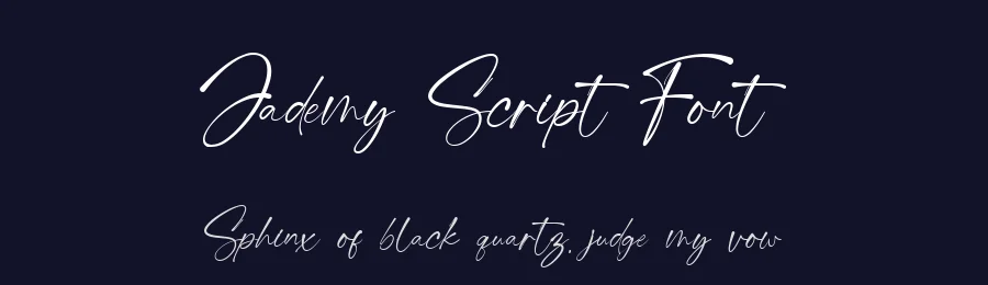 Jademy Script Font by imiftype — Script Handwritten Font — thumbnail 2