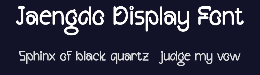 Jaengdo Display Font by pandekastudio — Display Font — thumbnail 2