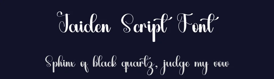 Jaiden Script Font by inermediaSTUDIO — Script Handwritten Font — thumbnail 2