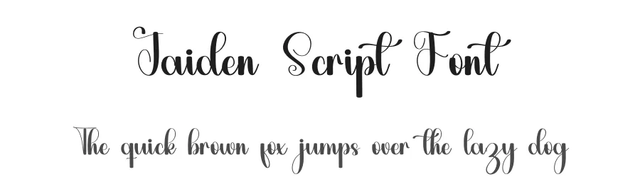 Jaiden Script Font by inermediaSTUDIO — Script Handwritten Font
