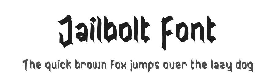 Jailbolt Font by perspectype — Blackletter Font