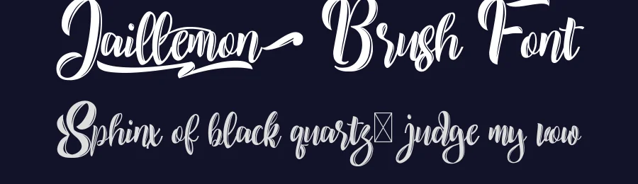 Jaillemon Brush Font by noahtype — Script Handwritten Font — thumbnail 2