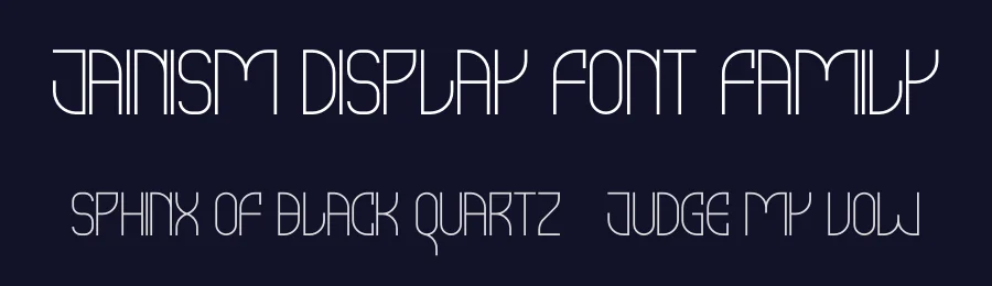 Jainism Display Font Family by Nathan Dawdy — Display Font — thumbnail 2