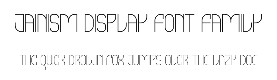 Jainism Display Font Family by Nathan Dawdy — Display Font