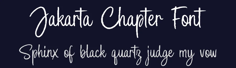 Jakarta Chapter Font by Allouse.Studio — Script Handwritten Font — thumbnail 2