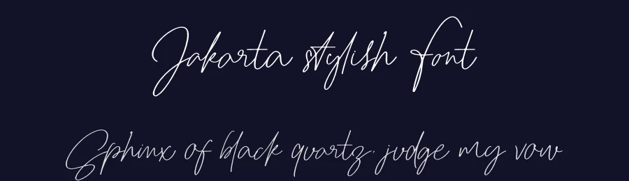 Jakarta stylish Font by ryan creative — Script Handwritten Font — thumbnail 2