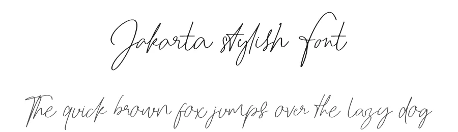 Jakarta stylish Font by ryan creative — Script Handwritten Font