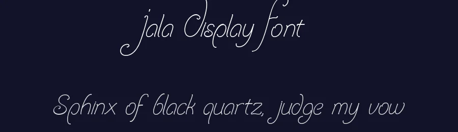 Jala Display Font by vaiminit — Decorative Font — thumbnail 2