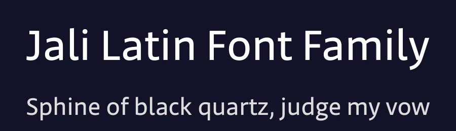 Jali Latin Font Family by Foundry5 — Decorative Font — thumbnail 2