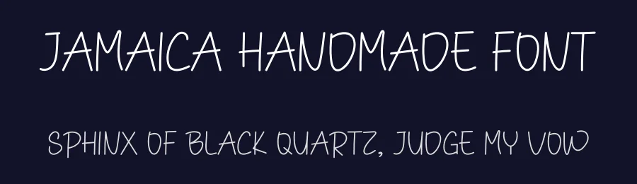 Jamaica Handmade Font by freshtypeink — Display Font — thumbnail 2