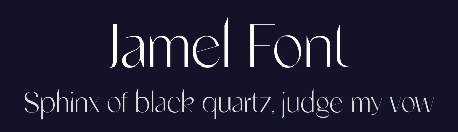 Jamel Font by Sensatype Studio — Sans Serif Font — thumbnail 2