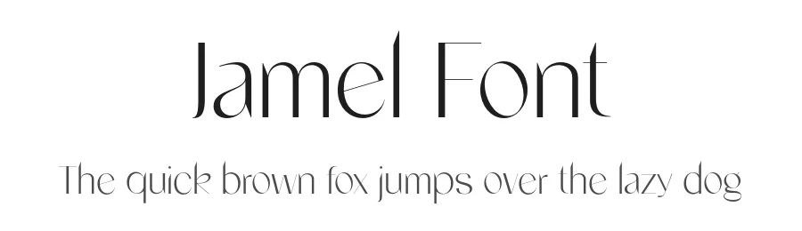 Jamel Font by Sensatype Studio — Sans Serif Font