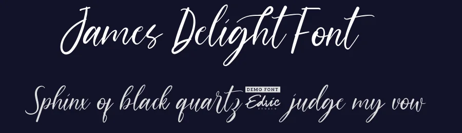 James Delight Font by edricstudio — Script Handwritten Font — thumbnail 2
