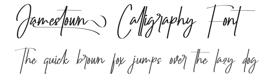 Jamestown Calligraphy Font by nihstudio — Script Handwritten Font