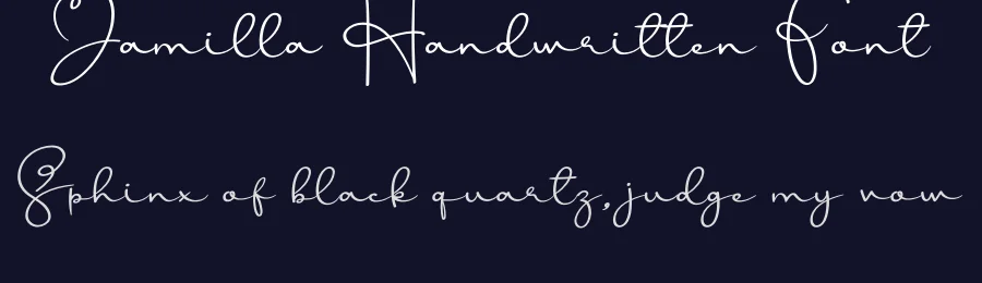 Jamilla Handwritten Font by andikastudio — Script Handwritten Font — thumbnail 2