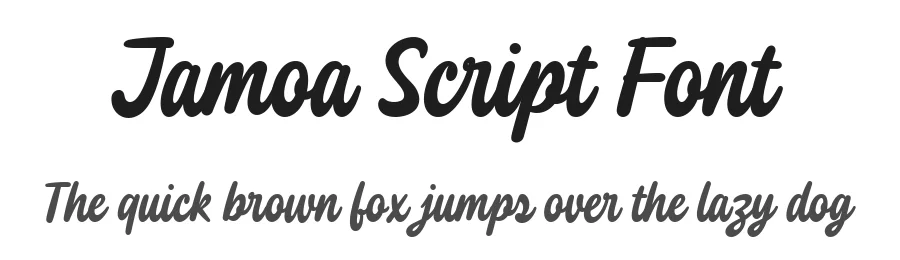 Jamoa Script Font by Fourlines Design — Decorative Font