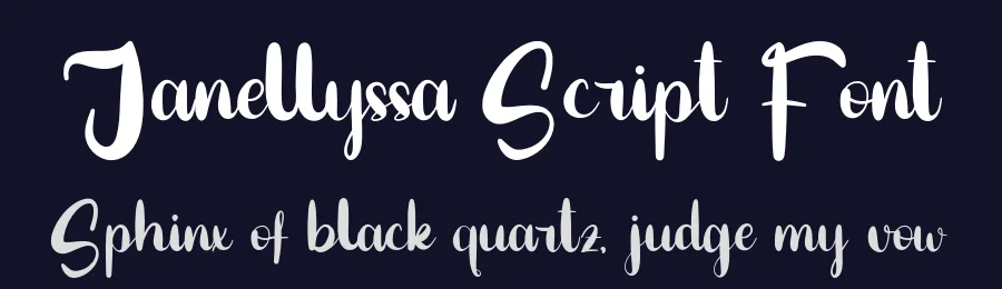 Janellyssa Script Font by Creatifontstudios — Script Handwritten Font — thumbnail 2