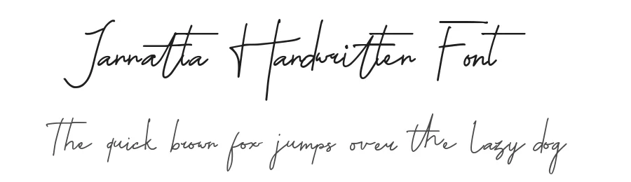 Jannatta Handwritten Font by Allouse.Studio — Script Handwritten Font
