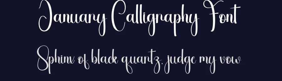 January Calligraphy Font by andikastudio — Script Handwritten Font — thumbnail 2