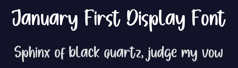 January First Display Font by inermediaSTUDIO — Display Font — thumbnail 2