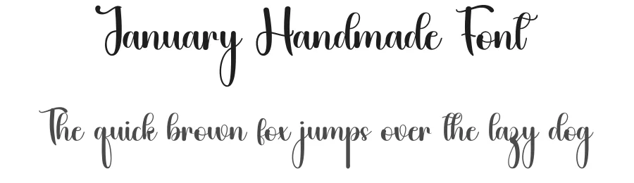 January Handmade Font by inermediaSTUDIO — Script Handwritten Font