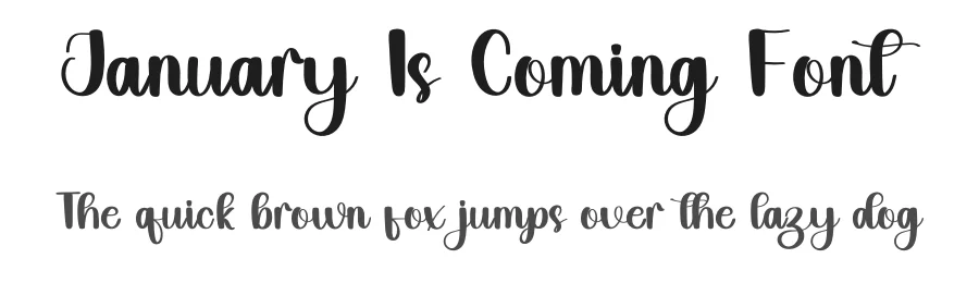 January Is Coming Font by inermediaSTUDIO — Script Handwritten Font