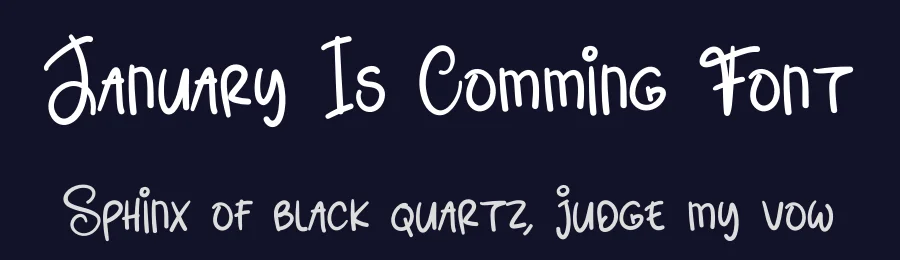 January Is Comming Font by andikastudio — Script Handwritten Font — thumbnail 2