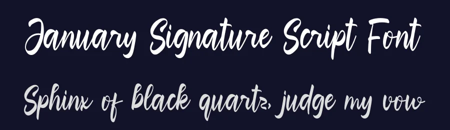 January Signature Script Font by inermediaSTUDIO — Script Handwritten Font — thumbnail 2