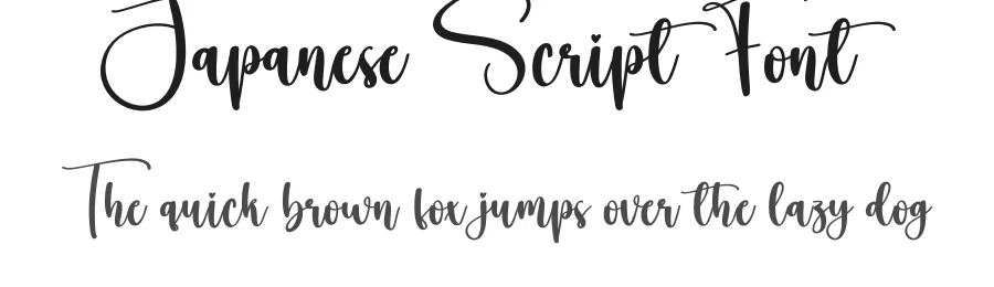 Japanese Script Font by creativeletter — Script Handwritten Font