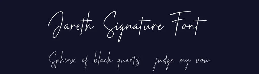 Jareth Signature Font by fonthentic — Serif Font — thumbnail 2