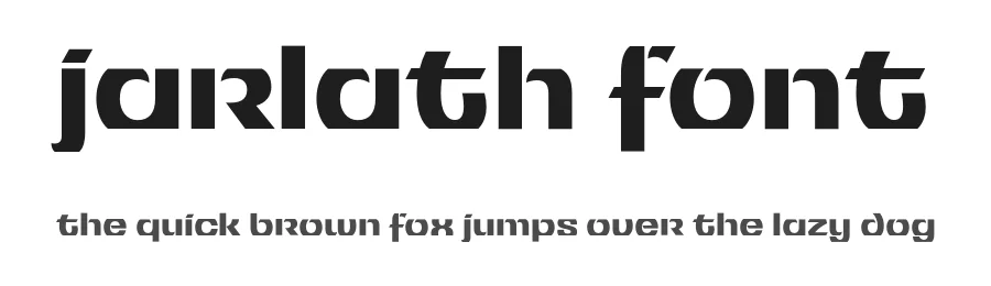Jarlath Font by Max Phillips — Display Font