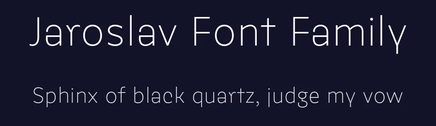 Jaroslav Font Family by Suitcase Type Foundry — Decorative Font — thumbnail 2