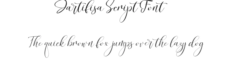Jartifisa Script Font by agniardi — Script Handwritten Font