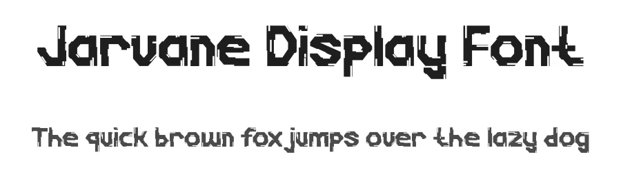Jarvane Display Font by Dhabee — Decorative Font