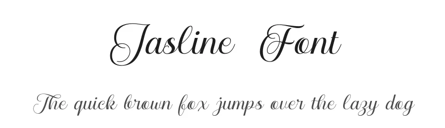 Jasline Font by Rantautype — Script Handwritten Font