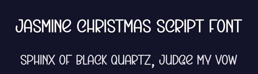 Jasmine Christmas Script Font by creativeletter — Display Font — thumbnail 2