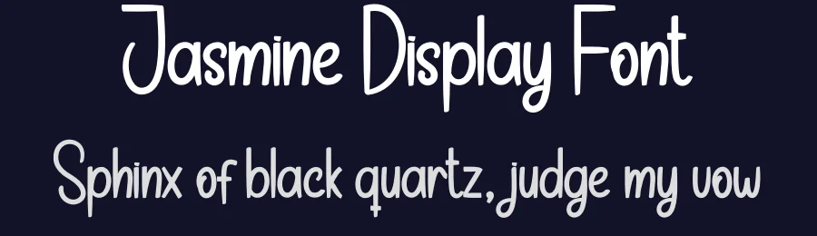 Jasmine Display Font by andikastudio — Script Handwritten Font — thumbnail 2