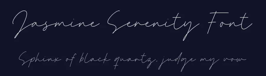 Jasmine Serenity Font by Timur type — Script Handwritten Font — thumbnail 2