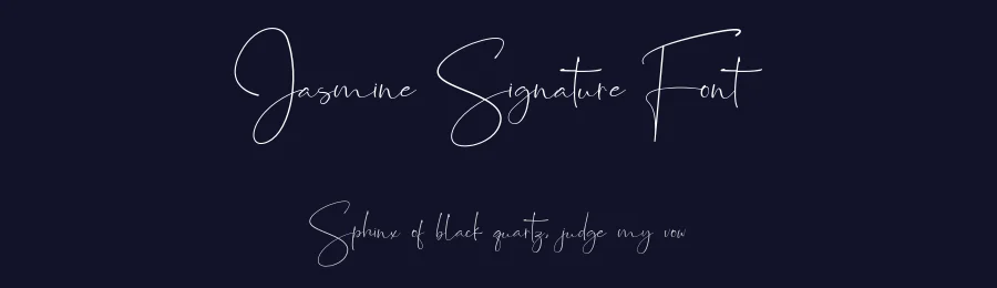 Jasmine Signature Font by jimtypestudio — Script Handwritten Font — thumbnail 2