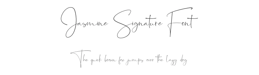 Jasmine Signature Font by jimtypestudio — Script Handwritten Font