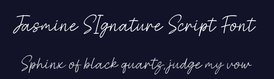 Jasmine SIgnature Script Font by Funtype — Serif Font — thumbnail 2
