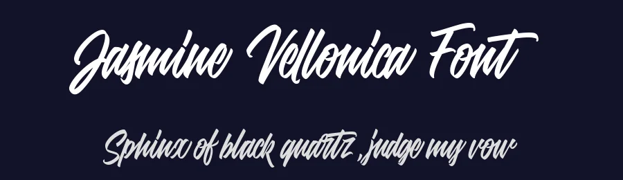Jasmine Vellonica Font by metafontsy — Script Handwritten Font — thumbnail 2
