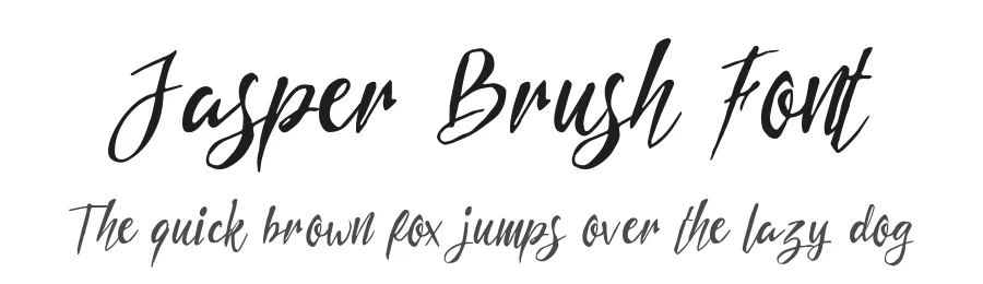 Jasper Brush Font by Gfont — Script Handwritten Font