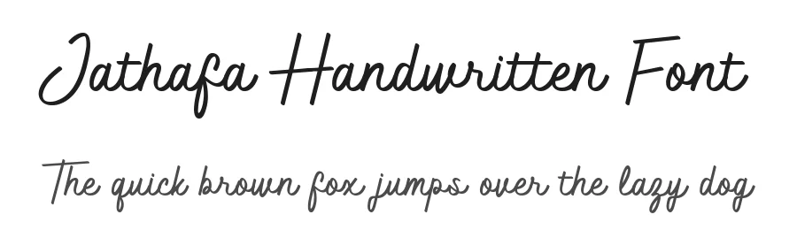 Jathafa Handwritten Font by Jprint Studio — Script Handwritten Font