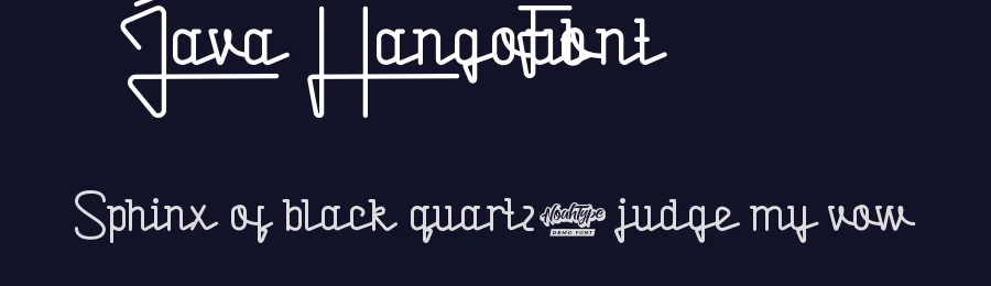 Java Hangout Font by noahtype — Script Handwritten Font — thumbnail 2